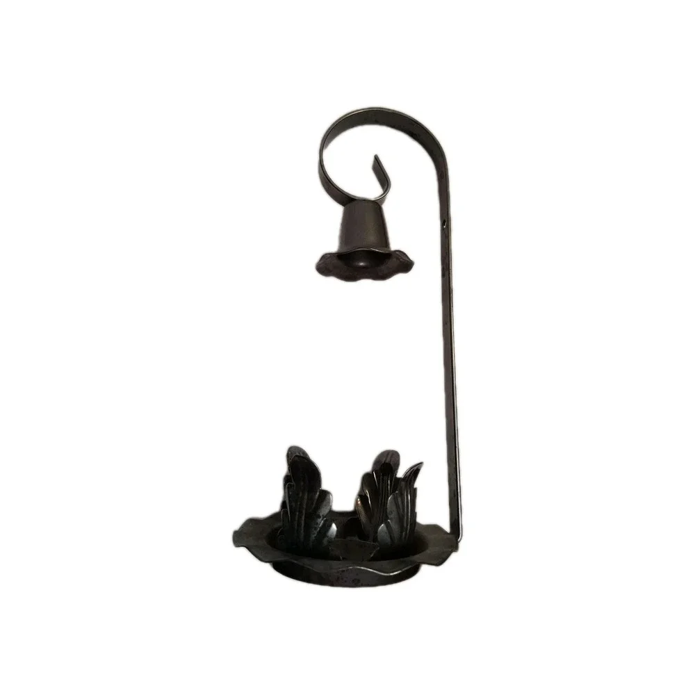 Silver Metal‎ Wall Sconce Candle Holder 8 7/8